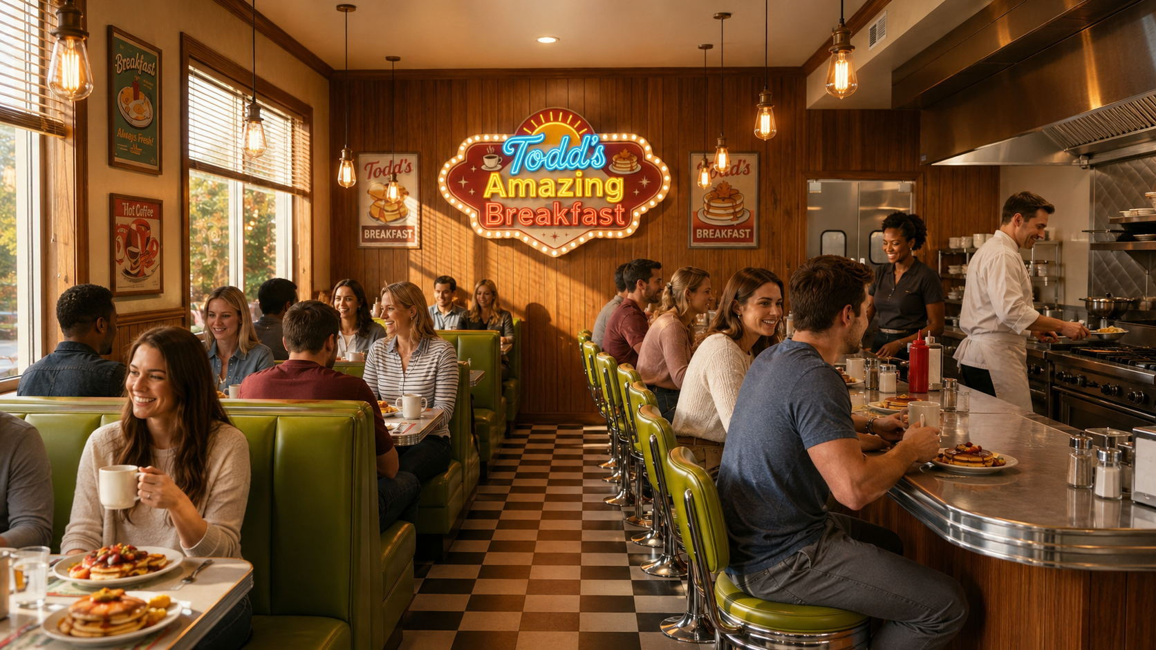 Todd's Amazing Breakfast Restaurant Interior